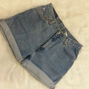 Levi's high rise shorts
